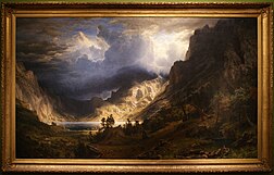 WLA brooklynmuseum Albert Bierstadt A Storm in the