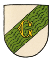 Altes Wappen von 1937 von Grünenbach