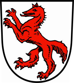 Fuchs im Wappen von Vohburg an der Donau