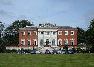 <span class="mw-page-title-main">Warrington Town Hall</span> Municipal building in Warrington, Cheshire, England