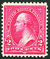 Stamp US 1890 2c Washington