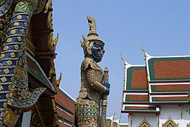 Wat Phra Kaew, Yaksha, Bangkok, Thailand.jpg