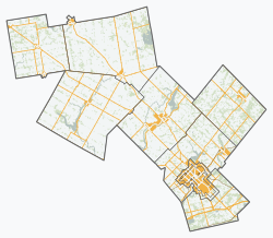 Guelph is located in Wellington County
