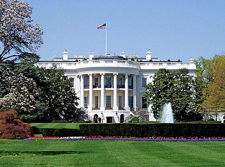 The White House in Washington D.C., where the nation's President resides