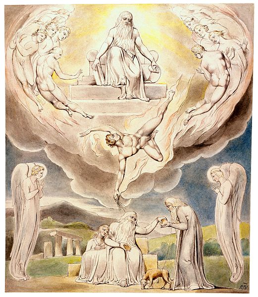 File:William Blake - Satan Going Forth from the Presence of the Lord.jpg