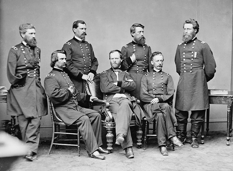File:William Tecumseh Sherman and staff - Brady-Handy.jpg