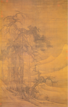 "Winter forest," painting by Kwok Hei (Guo Xi ), Song Dynasty, China Winter forest.png