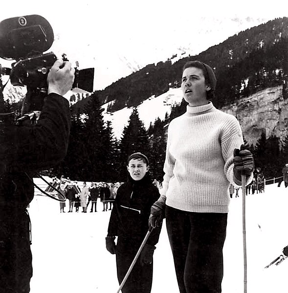 File:Yvonne Rüegg - Alpin Schweizermeisterschaften 1959 in Engelberg.jpg