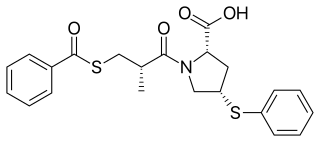 <span class="mw-page-title-main">Zofenopril</span> Antihypertensive drug of the ACE inhibitor class