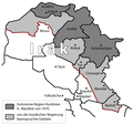 File Autonome Region Kurdistan Karte Png Wikimedia Commons