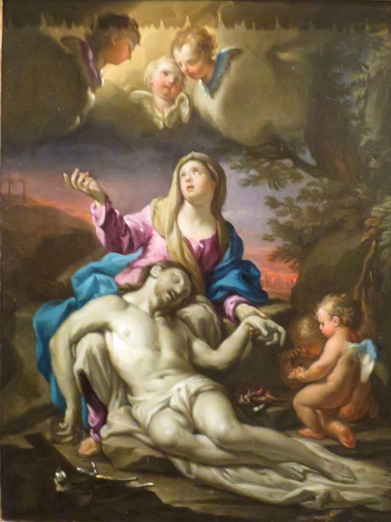 'Pietà' by Francesco Trevisani, c. 1720, LACMA.JPG