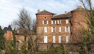 Château de Reyniès - Facade on the Tarn river