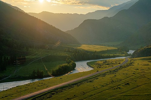 Чуйский тракт красивая дорога