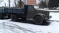 Un camion GAZ-51 en Russie.