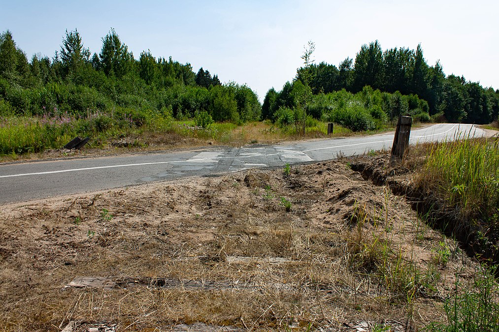 Demolished railroad to Gdov