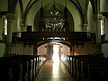 Унутрашњост евангелистичке цркве у Мерану