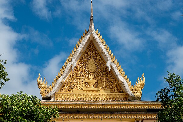 Wat Botum Watey Reacheveraram pagoda in Phnom Penh