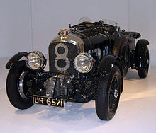 A 1929 supercharged Bentley 1929 Bentley front 34 left 2.jpg