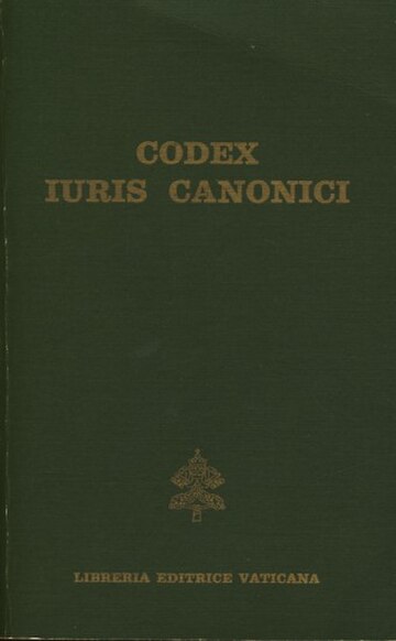 Codice di diritto canonico