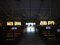 Church interior facing the main entrance