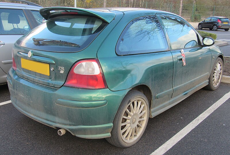 File:2003 MG ZR+ 1.4 Rear.jpg