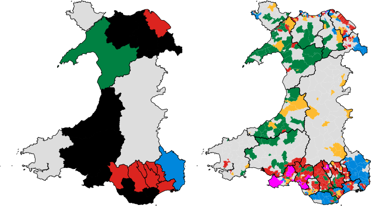 File:2004 Welsh Local Elections - Ward and Council Control.svg