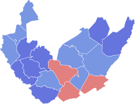 2012 West Virginias 3rd congressional district election results by county.svg