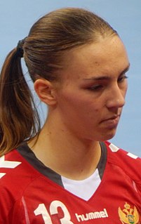 Tatjana Brnović Montenegrin handball player