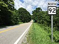 File:2017-07-30 14 39 23 View north along West Virginia State Route 92 (Morgantown Pike) at West Virginia State Route 38 in Nestorville, Barbour County, West Virginia.jpg