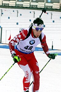 2018-01-05 Světový pohár IBU v biatlonu Oberhof 2018 - Sprint muži - Christian Gow.jpg