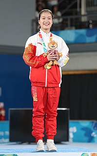 Fan Xinyi Chinese trampoline gymnast