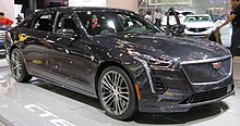 Pre-production Cadillac CT6 V-Sport, prior renaming to CT6-V 2019 Cadillac CT6 V-Sport front 4.2.18.jpg