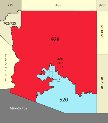 File:AZ_Area_Code_Map_2023_highlighting_928.svg