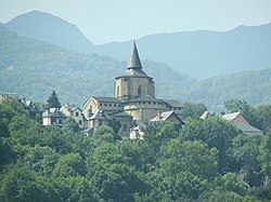 A ilesia de l'antigo monesterio de Saint-Savin