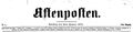 Aftenposten 2. januar 1879