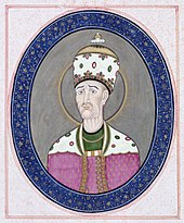 A portrait of Qajar ruler Agha Mohammad Khan, at London's V&A Museum Agha Mohammad Khan Qajar, painting, ca. 1840.jpg