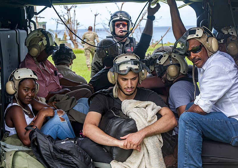 File:Aircrewman prepares victims inside an MH-60S Sea Hawk for evacuation. (37279187042).jpg