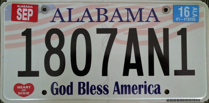 File:Alabama 2016 license plate 1807AN1 God Bless America.png