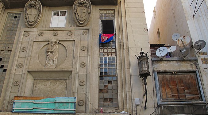 Mysterious facade in Algiers