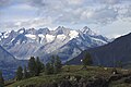 Alpen vom Simplonpass gesehen