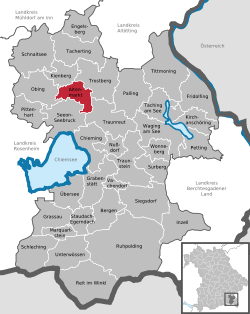 Розташування Альтенмаркт-ан-дер-Альц