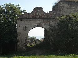 A Martinuzzi-kastély 1733-ban épült kapuja