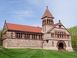 Ames Openbare Bibliotheek in Easton.  1883