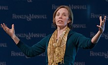 Annalisa Crannell speaking at Franklin & Marshall College in 2017 Annalisa Crannell speaking.jpg