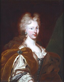 Доротея София фон Пфалц, ок. 1700 г.