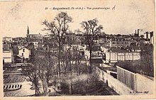 Vue d'Argenteuil au début du XXe siècle.