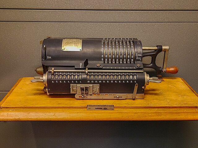 Arithmometer - calculating machine circa 1850