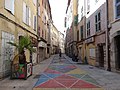 Art pieces on the street in Draguignan
