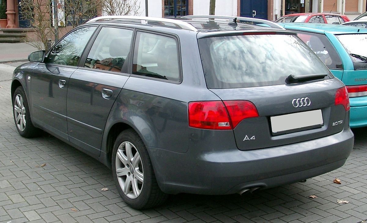 File:Audi A4 B7 rear 20080318.jpg - Wikimedia Commons