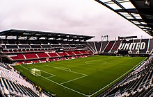 The game was played at Audi Field in Washington, D.C. Audi Field (45116253932).jpg